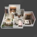 Modern 3-Bedroom Prefab Tiny House Villa