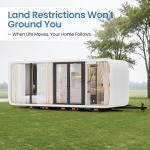 RYONGII 19FT Modern Steel Tiny House