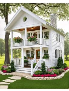 Toffee 2-Story Wooden Tiny Home with 3 Bedrooms