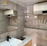 Tiny Home with Balcony, Smart Features, Red Finish