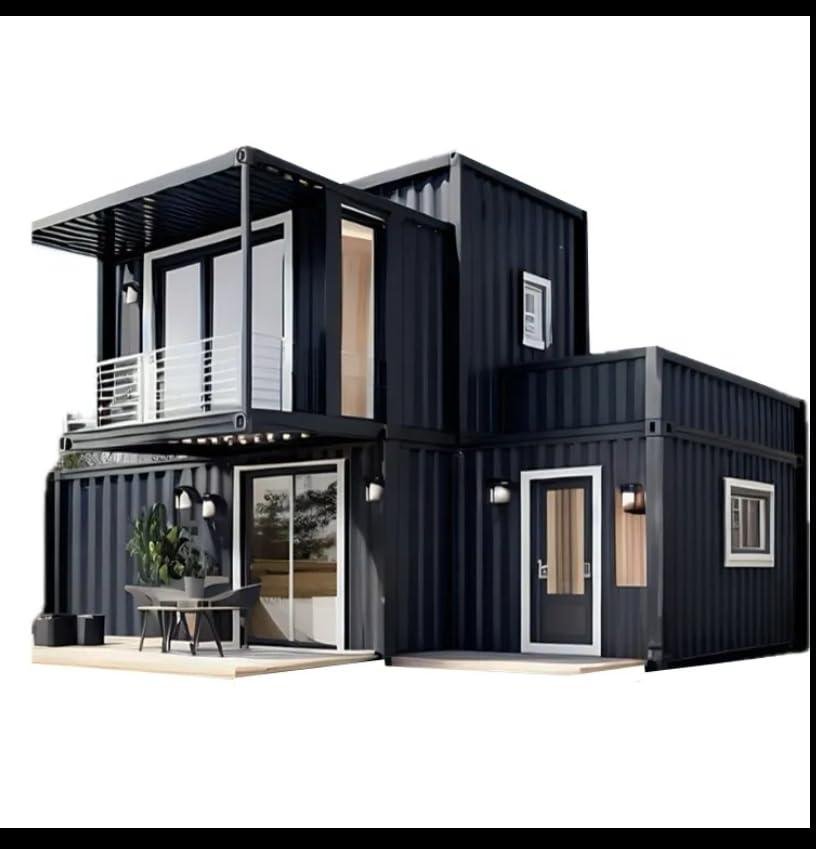Double Story Luxury Prefab Home with Balcony