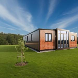 40FT Portable Prefab Tiny Home in Oak