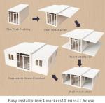 40FT Portable Prefab Tiny Home in Oak