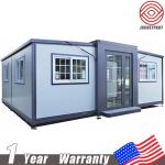 13x20ft Expandable Prefab Tiny Home with Bathroom