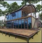 Double-Story Tiny Prefab Home with Kitchen & Bath