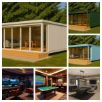 Team Spirit Tiny Home for Your Man Cave