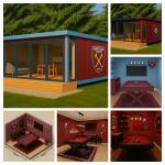 Team Spirit Tiny Home for Your Man Cave