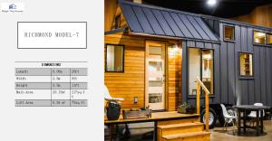 Richmond Tiny House 19'6" x 7'2" by Safe Room Designs