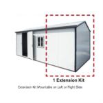 Insulated Gable Top Tiny House Studio 23x10