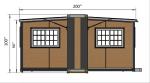 Modern 16½ft x 20ft Luxury Tiny Home