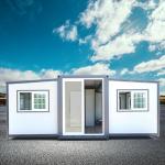 Expandable Mobile Container Tiny Home with Restroom