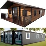 2-Bedroom Prefab Tiny House with Full Kitchen