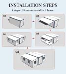 2-Bedroom Prefab Tiny House with Full Kitchen