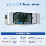 VESTAEL Modern 19ft Mobile Tiny Cabin