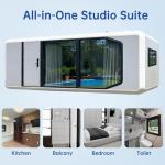 VESTAEL Modern 19ft Mobile Tiny Cabin