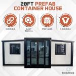 20FT Expandable Tiny House with 1-2 Bedrooms