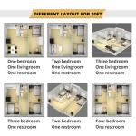 20Ft Expandable Mobile Tiny Home with Two Bedrooms