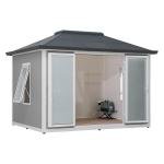 Sunjoy 10'x12' Outdoor Office Shed and Gym