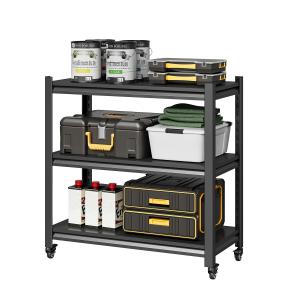 Heavy Duty 3-Tier Metal Storage Shelf