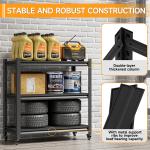 Heavy Duty 3-Tier Metal Storage Shelf