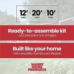 Astoria 12x20 DIY Wooden Storage Shed