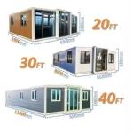 Foldable Prefab Tiny Home with Porch & Kitchen