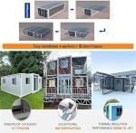 Foldable Prefab Tiny Home with Porch & Kitchen