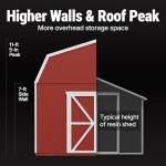 Hudson 12x20 DIY Wooden Storage Shed Kit
