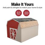 Hudson 12x20 DIY Wooden Storage Shed Kit