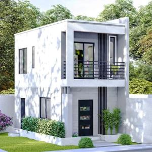 Modern 2-Bedroom Prefabricated Tiny House Villa