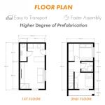 Modern 2-Bedroom Prefabricated Tiny House Villa