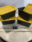 Set of 4 Teeny Tiny Tote Storage Containers