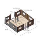 13X20ft Expandable Tiny Home with Bathroom