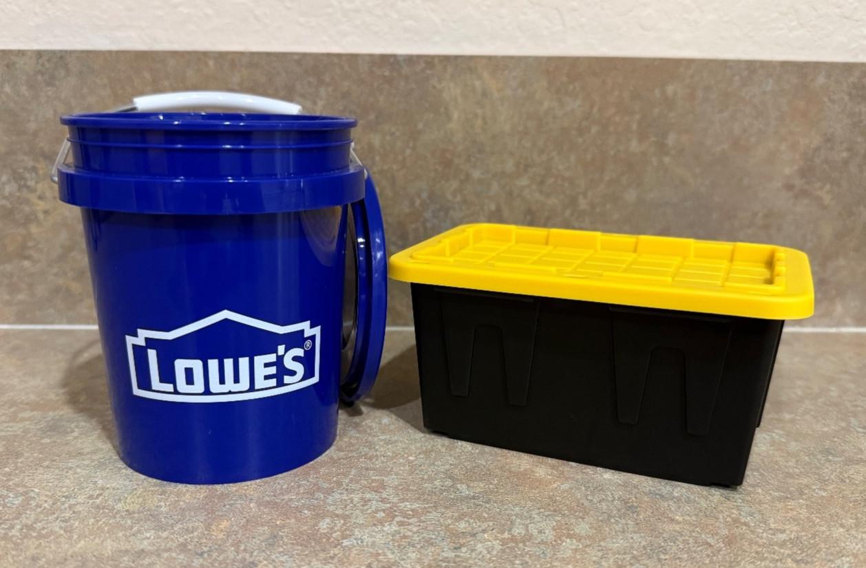 Lowe's Teeny Tote Mini Storage Container