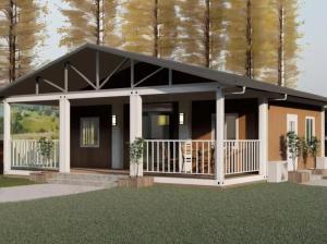 Expandable Container Tiny Home with 2-3 Bedrooms