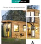 20ft Portable Tiny Home with Deck for Camping