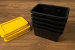5-Pack Tiny Tote Storage Containers with Lids