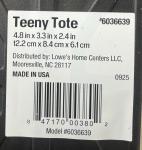 Lowe’s Mini Storage Container and Tiny Bucket Set