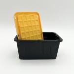 5 Pack Tiny Tote Black Storage Containers
