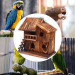 Cute Wooden Squirrel Nesting Box for Birds