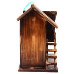 Cute Wooden Squirrel Nesting Box for Birds