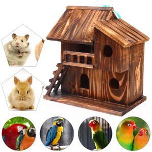 Wooden Nesting Box for Safe Bird Housing