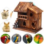Wooden Nesting Box for Safe Bird Housing