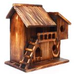 Wooden Squirrel Nesting Box for Backyard Safety
