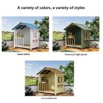 Elegant Outdoor Wooden Tiny Playhouse for Kids