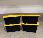 Teeny Tiny Tote Mini Storage Containers - Set of 4