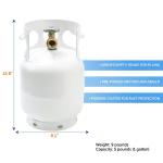 5lb Propane Tank for Grills and Home Use