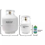 5lb Propane Tank for Grills and Home Use