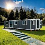 Luxury Foldable Mobile Tiny Homes - Customizable Options