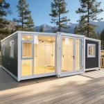 40ft Expandable Tiny Home for Off-Grid Living